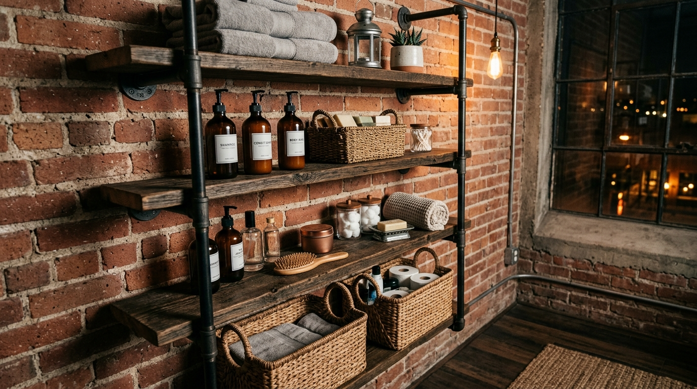 Install towel hooks that fit the routine